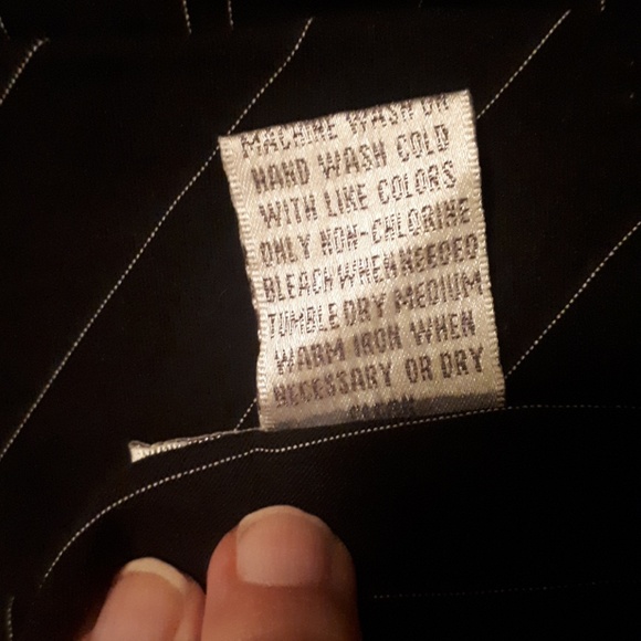 ā¼ļø Dress Barn Pinstripe Ruffle Skirt size 12 - Picture 6 of 6